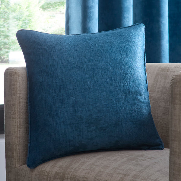 Fusion Strata Cushion - Teal - Williamsons Factory Shop