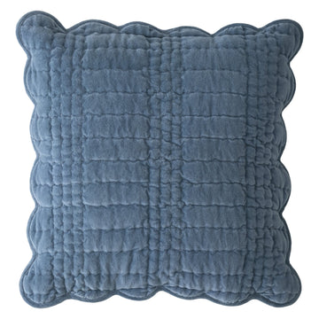 Laura Ashley Brady Scalloped Cushion - Seaspray