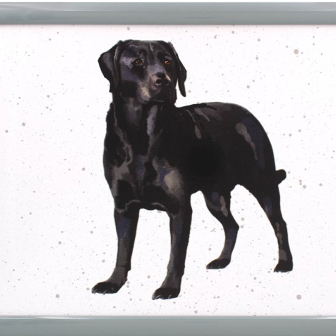 Black Labrador Lap Tray