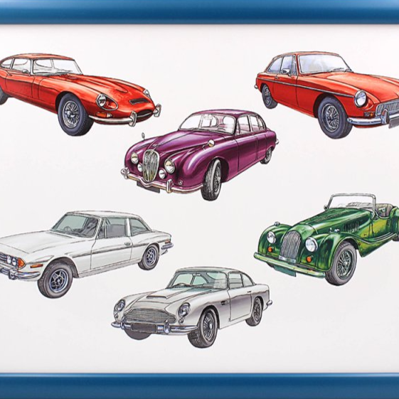 Vintage Cars Lap Tray - Williamsons Factory Shop
