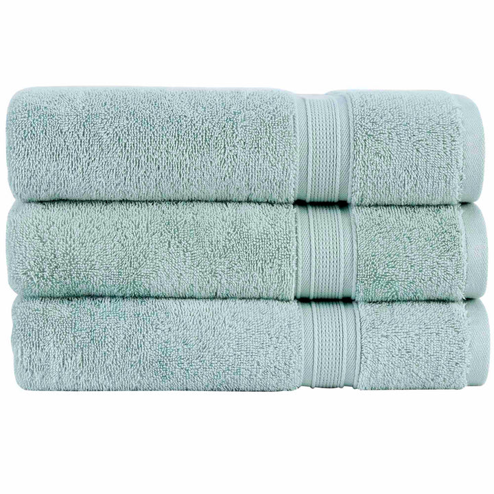Christy Serene Combed Cotton Towel - Duck Egg - Williamsons Factory Shop