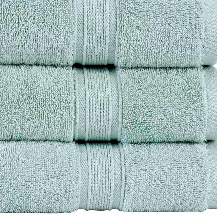 Christy Serene Combed Cotton Towel - Duck Egg - Williamsons Factory Shop