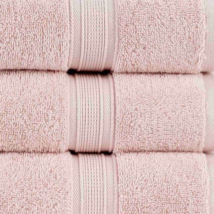 Christy Serene Combed Cotton Towel - Dusty Pink - Williamsons Factory Shop