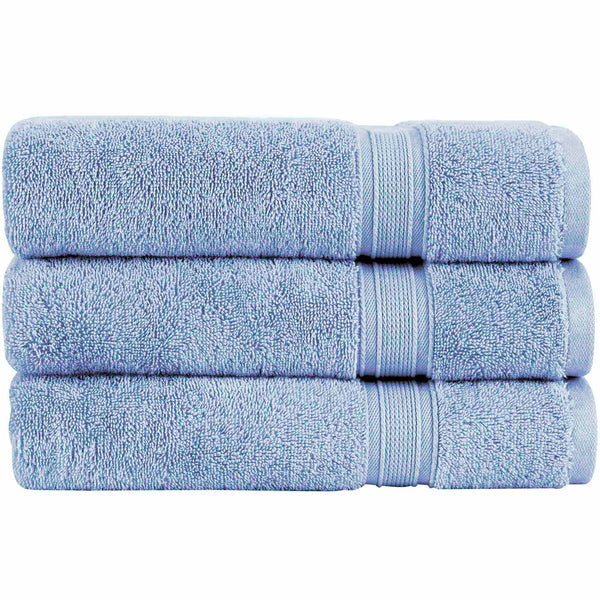 Christy Serene Combed Cotton Towel - Faded Denim - Williamsons Factory Shop