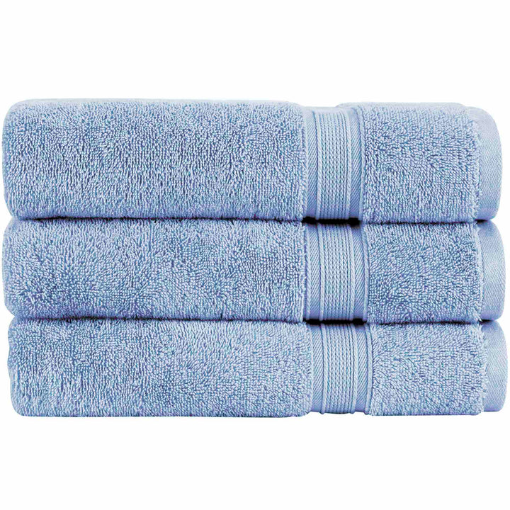 Christy Serene Combed Cotton Towel - Faded Denim - Williamsons Factory Shop