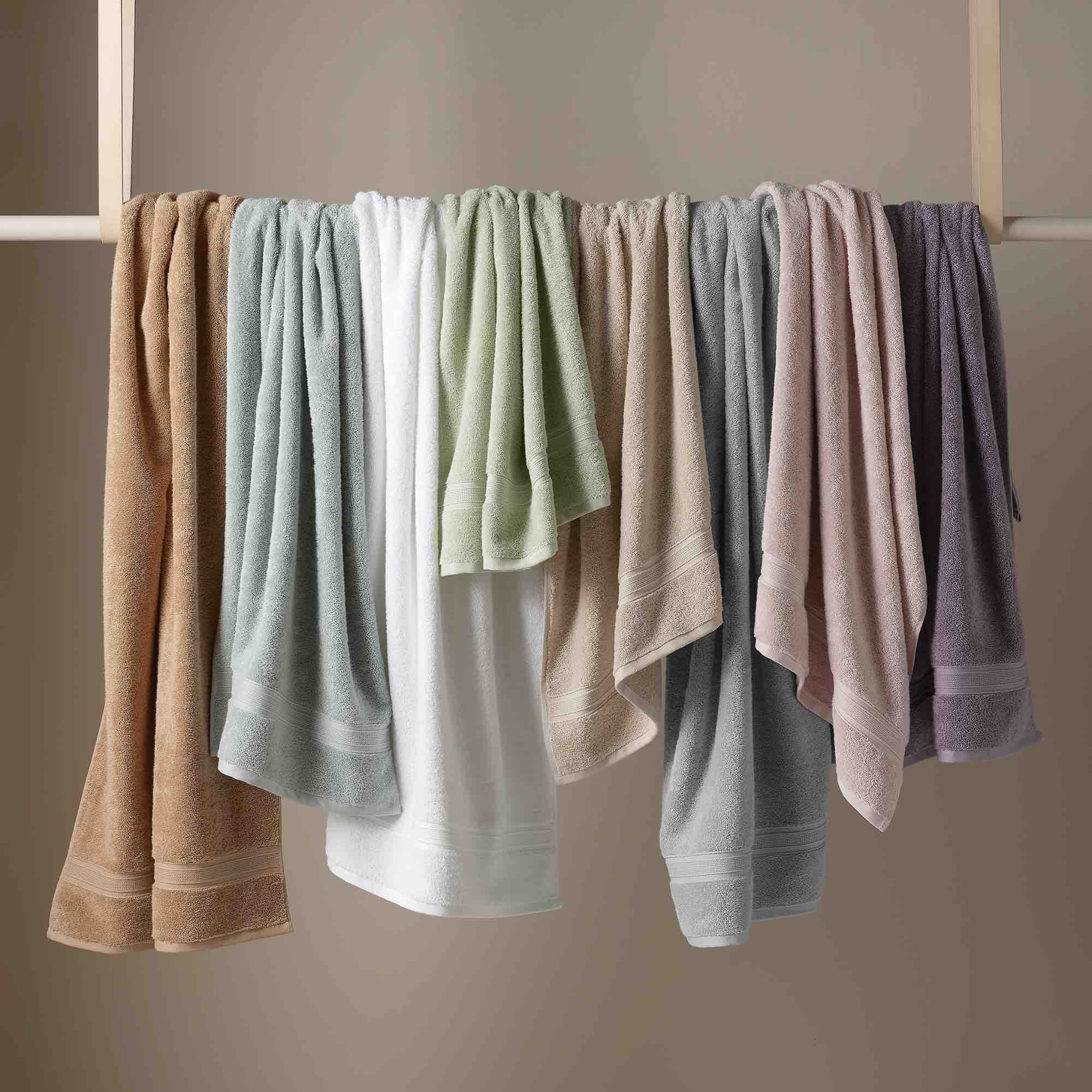 Christy Serene Combed Cotton Towel - Chai Latte