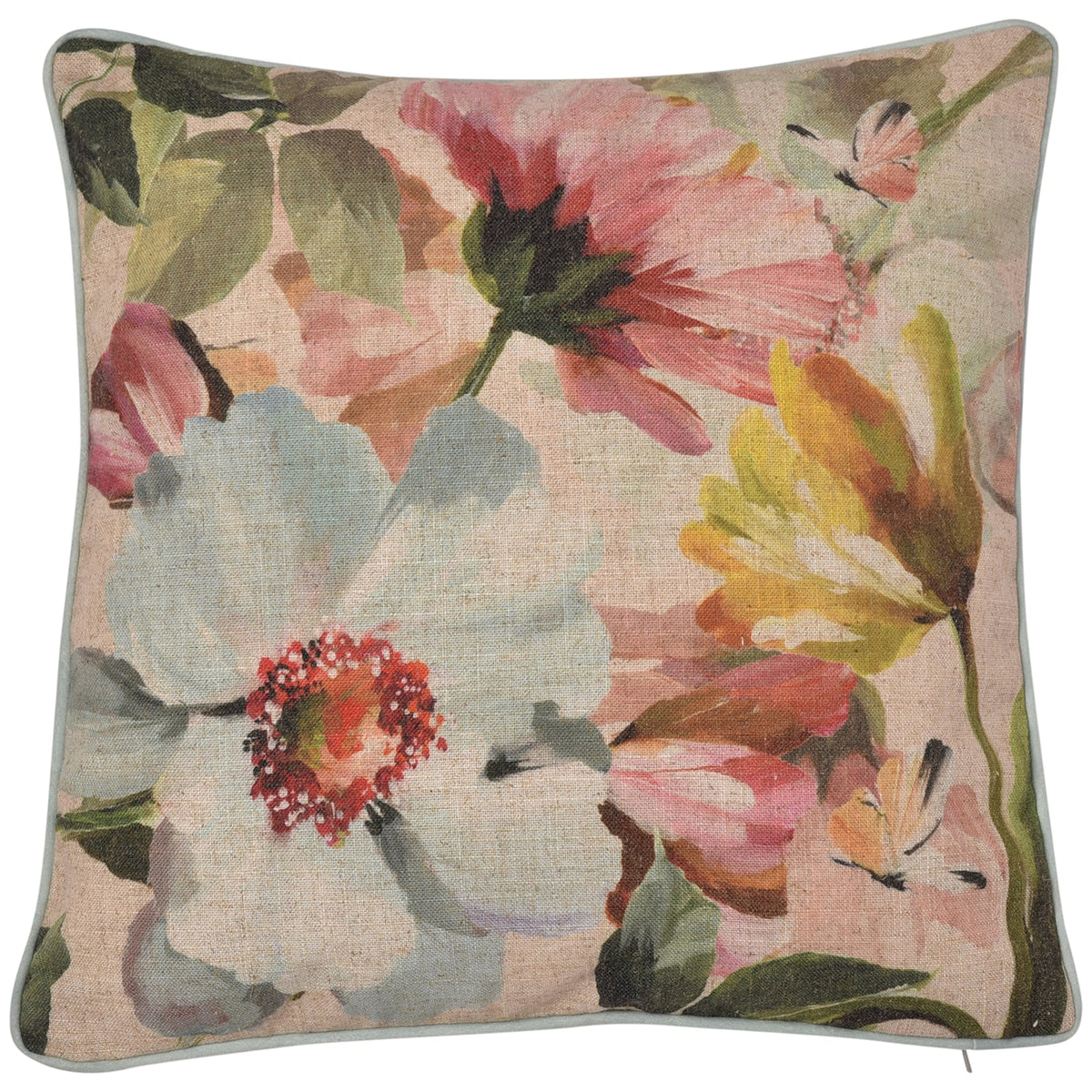 Appletree Heritage Serenity Cushion - Duck Egg