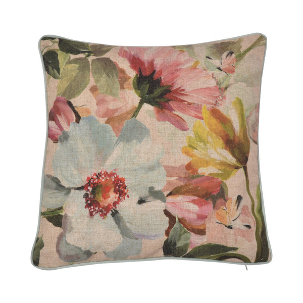 Appletree Heritage Serenity Cushion - Duck Egg - Williamsons Factory Shop