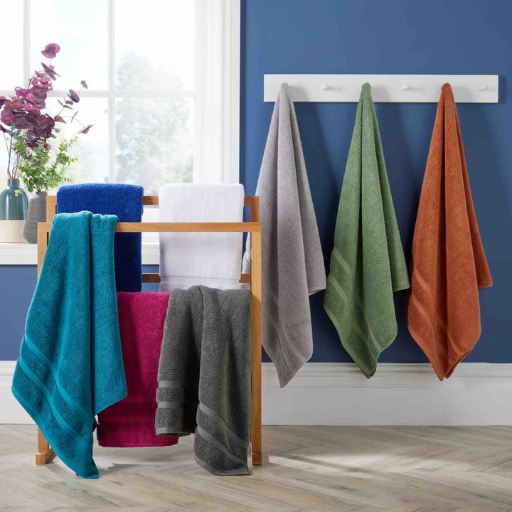Christy Signum Combed Cotton Towel - Ash Grey - Williamsons Factory Shop