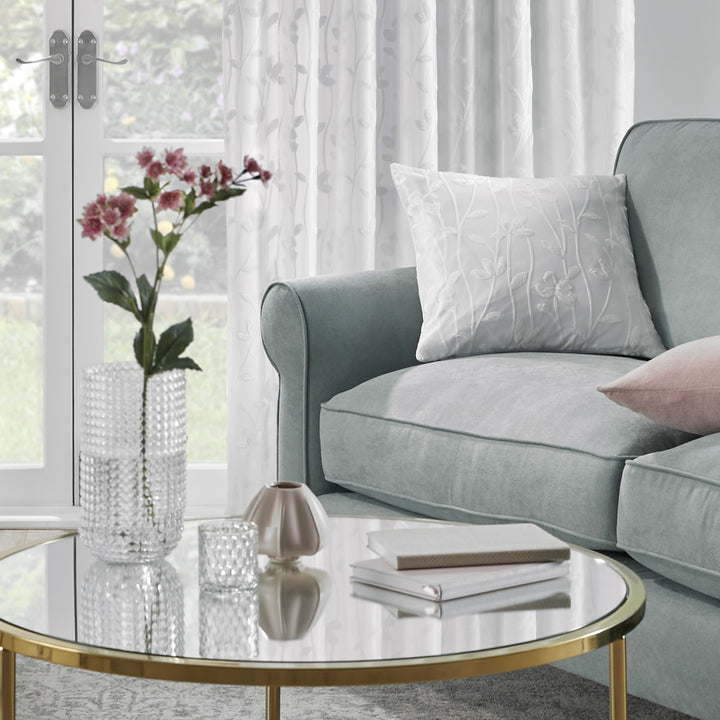 Dreams & Drapes Sophia Cushion - Ivory - Williamsons Factory Shop