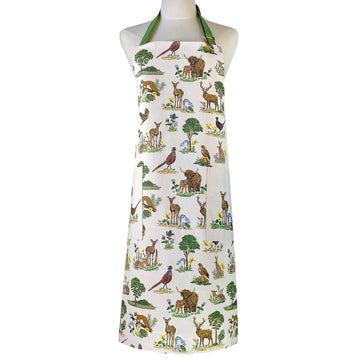Thistlewood Cotton Apron - Green
