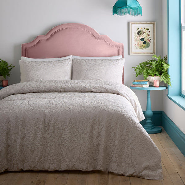 Appletree Toria Jacquard Duvet Cover Set - Stone