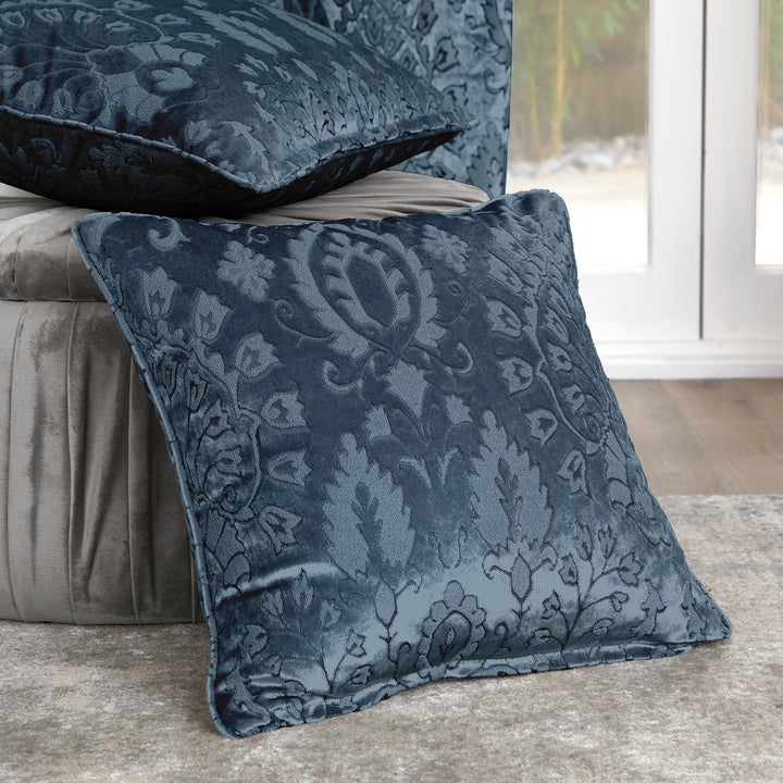 Curtina Trinity Cushion - Blue - Williamsons Factory Shop