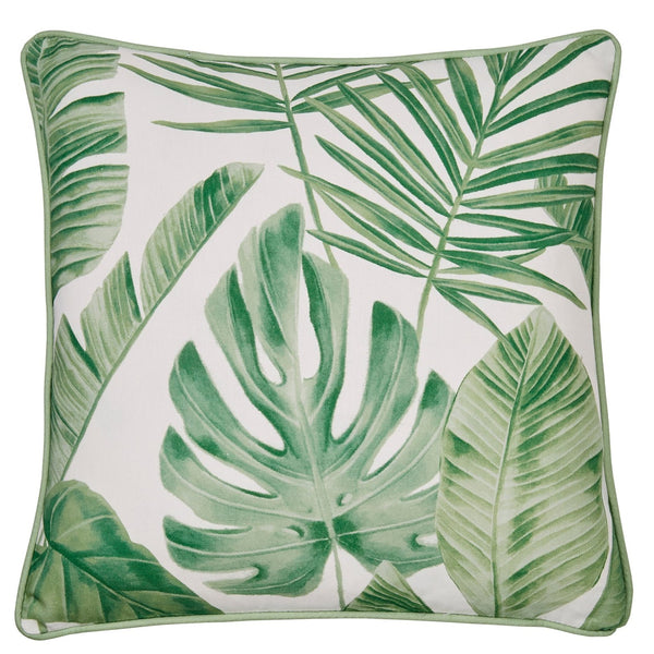 Dreams & Drapes Tahiti Outdoor Cushion - Green - Williamsons Factory Shop