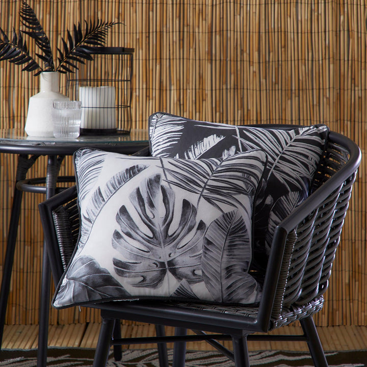 Dreams & Drapes Tahiti Outdoor Cushion - Silver - Williamsons Factory Shop