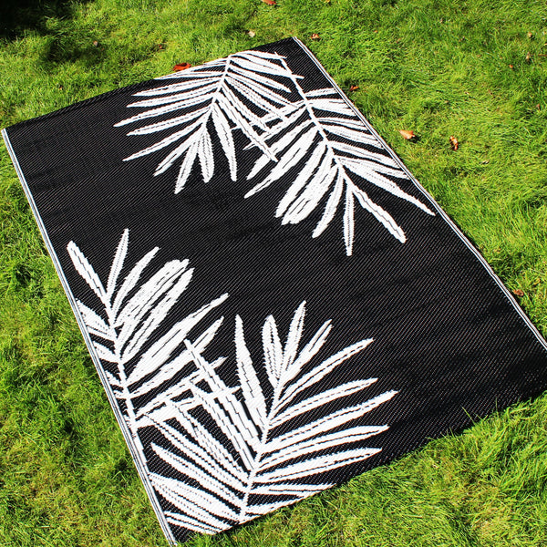 Dreams & Drapes Tahiti Outdoor Rug - Black - Williamsons Factory Shop