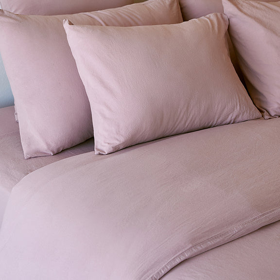 Tavira Washed Cotton Duvet Cover - Pink – Williamsons Factory Shop