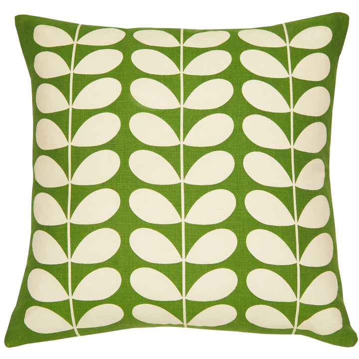 Orla Kiely Textured Flower Cushion - Slate - Williamsons Factory Shop