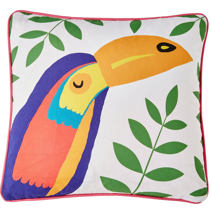 Fusion Tropical Flamingo Outdoor Cushion - Pink - Williamsons Factory Shop