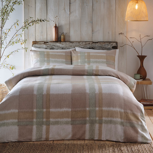Appletree Hygge Verbier Duvet Cover Set - Natural - Williamsons Factory Shop