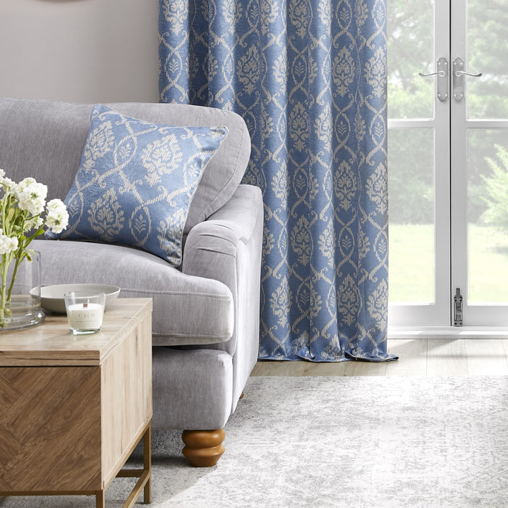 Dreams & Drapes Vivianna Cushion - Blue - Williamsons Factory Shop