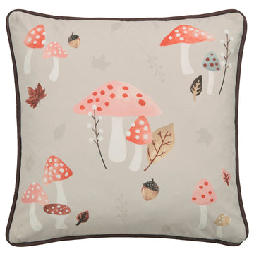 Coussin en velours Fusion Woodland Dreams - Chocolat