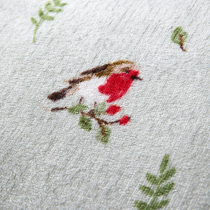 Fusion Winter Robin Duvet Cover Set - Duck Egg - Williamsons Factory Shop