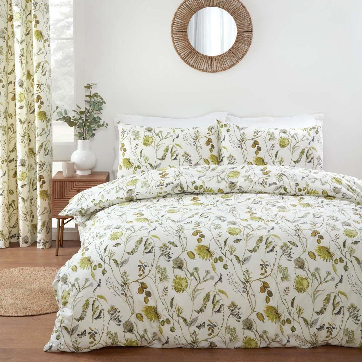 Sundour Grove Duvet Cover Set - Fennel - Williamsons Home