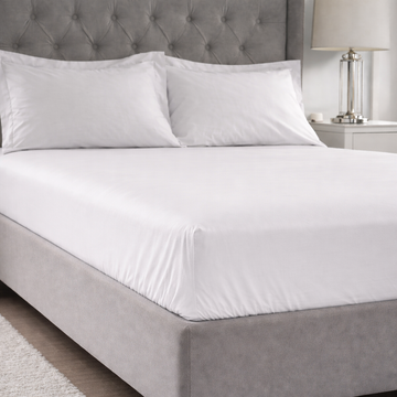 Belledorm 300TC Bamboo Extra Deep Sheets (38cm) - White