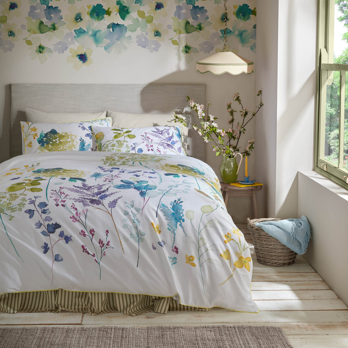 Bluebellgray Botanical Duvet Cover Set - Leaf – main view