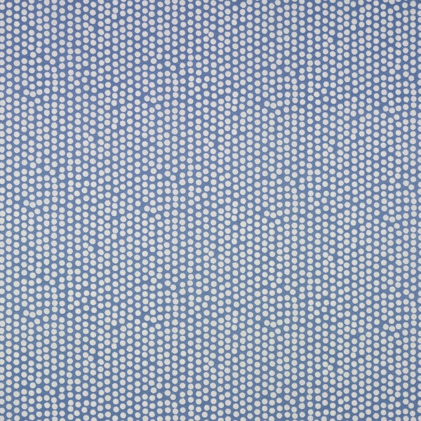 Spotty Blue PVC Coated Tablecloth - Williamsons Factory Shop