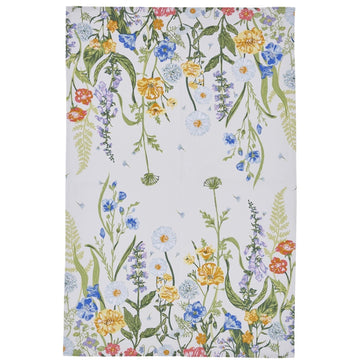 Cottage Garden Cotton Tea Towel - Multi