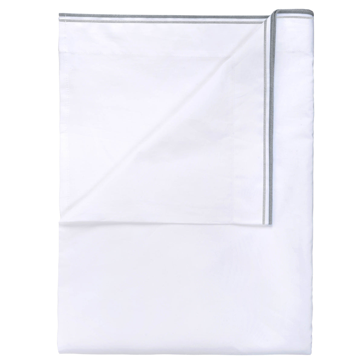 Designers Guild Astor Flat Sheet - Silver & Slate - view 2