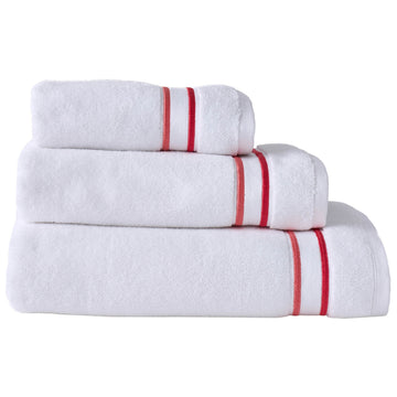 Designers Guild Astor Towel - Coral Pink