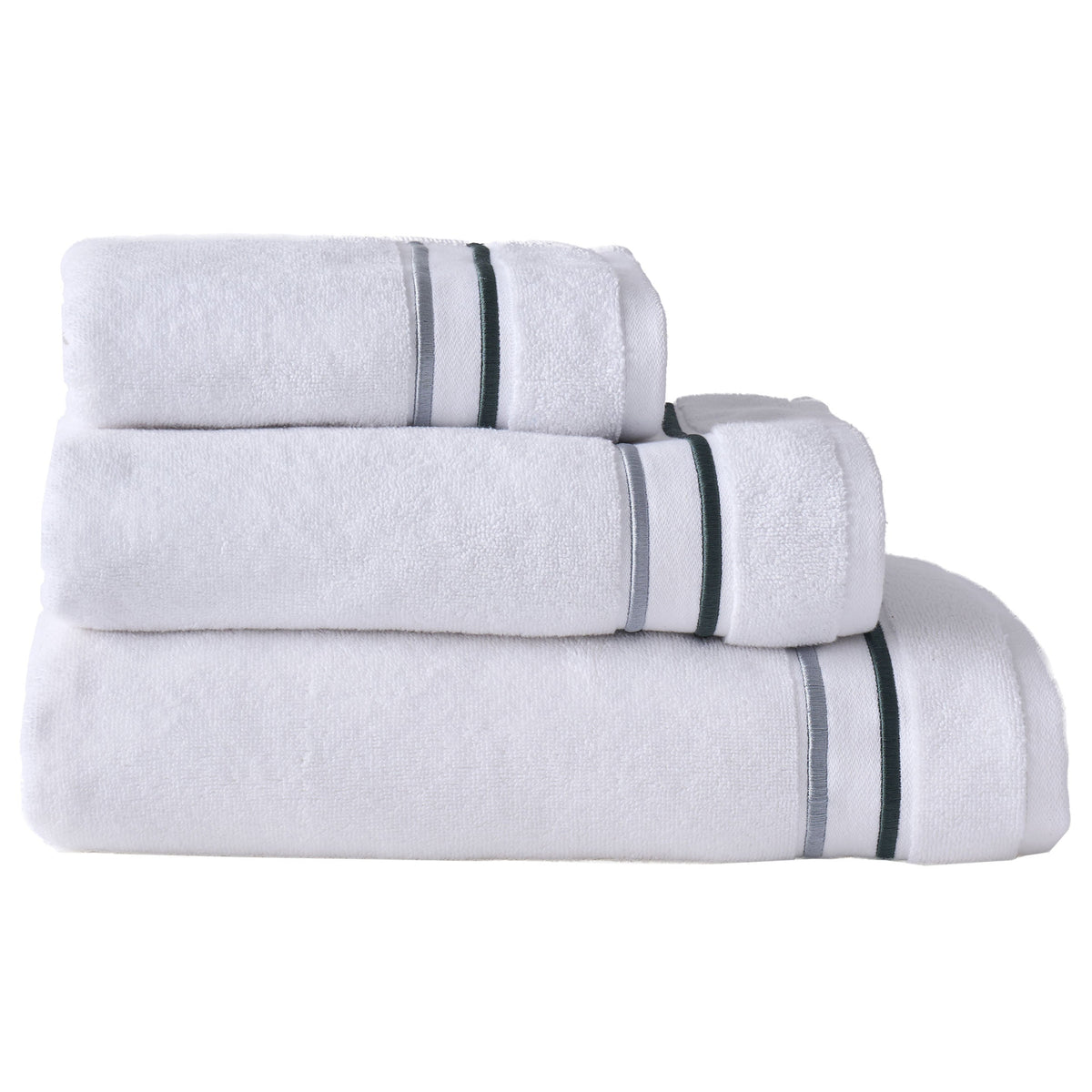 Designers Guild Astor Towel - Silver & Slate