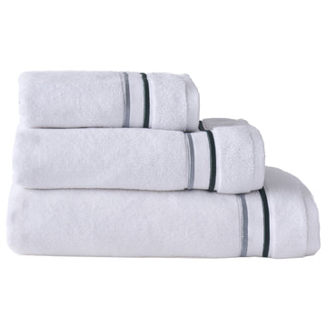 Designers Guild Astor Towel - Silver & Slate