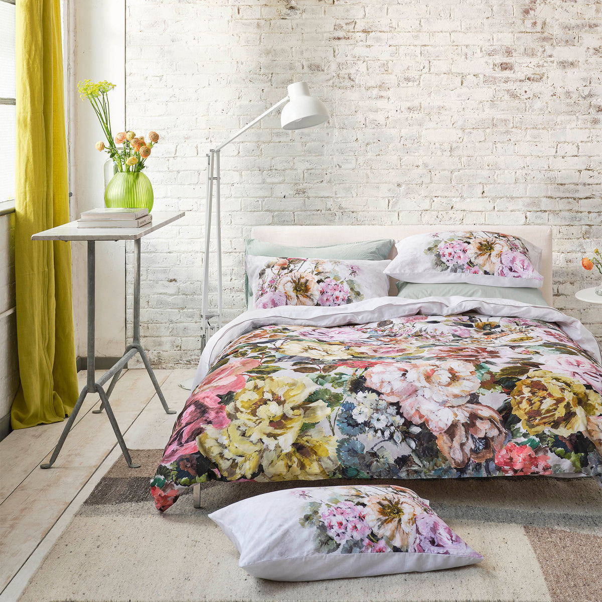 Designers Guild Grandiflora Duvet Cover Set - Rose