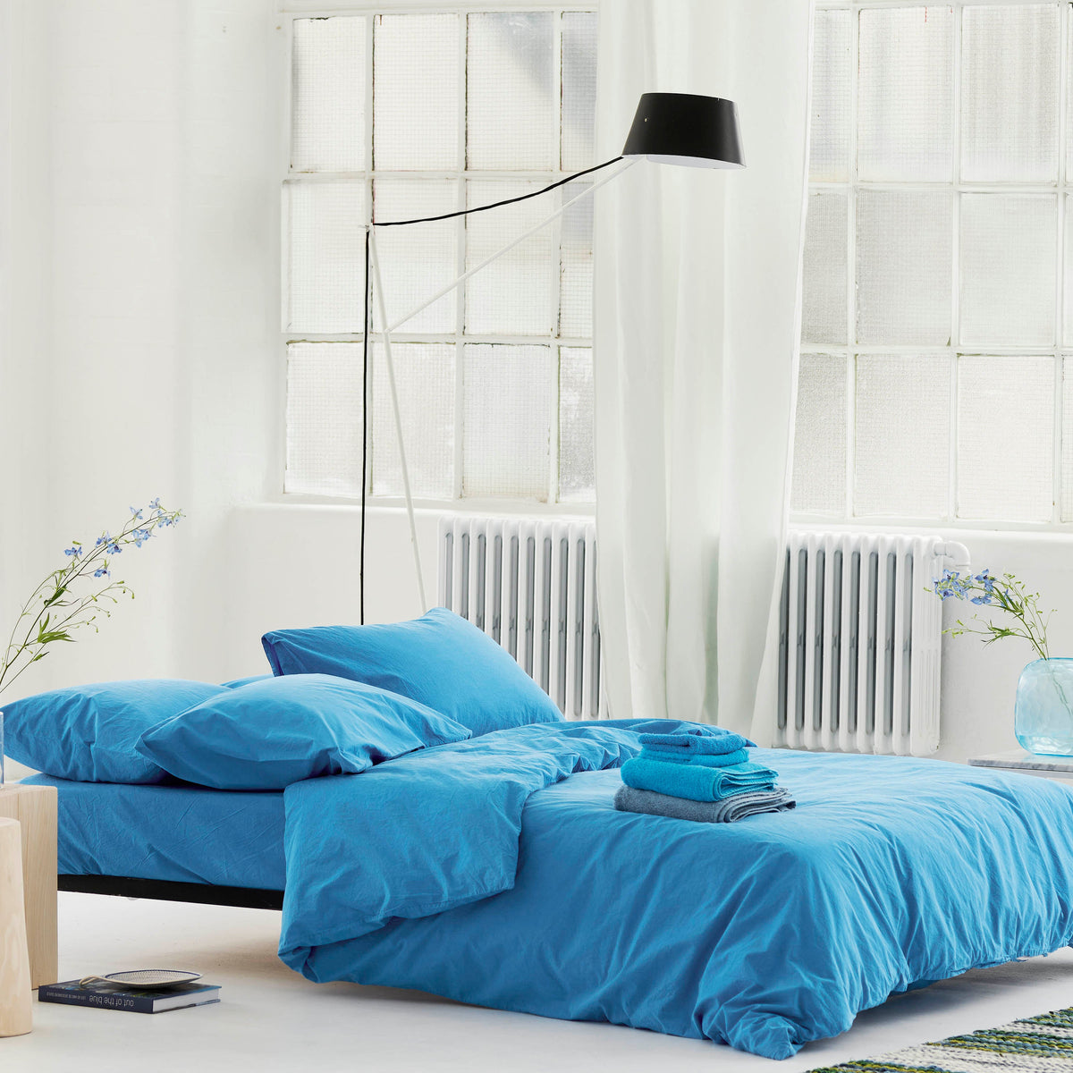 Designers Guild Loweswater Duvet Cover Set - Cobalt
