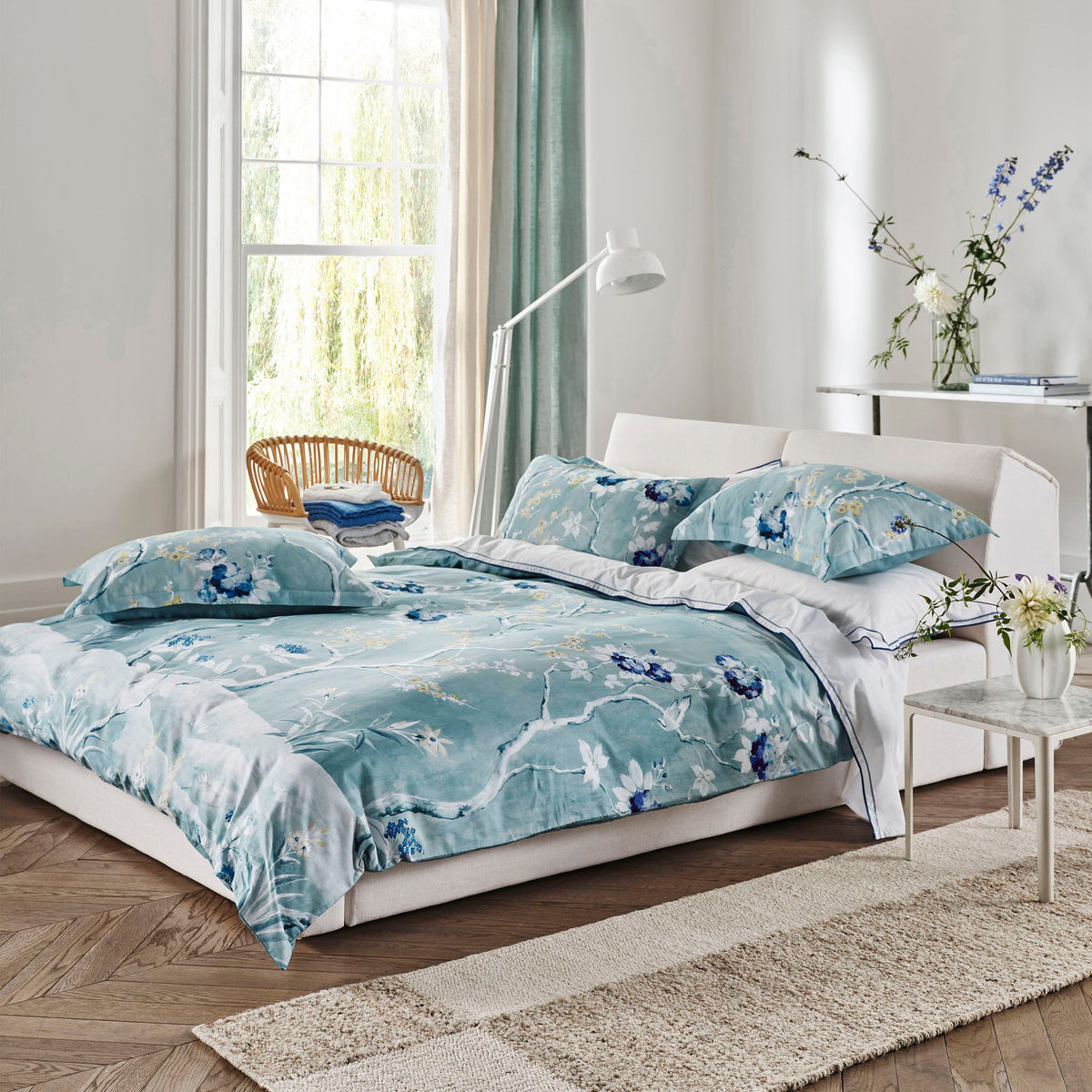 Designers Guild Manohari Duvet Cover Set - Delft Blue