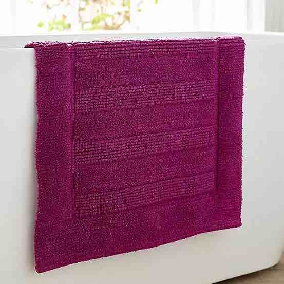 Bliss Pima Cotton Bath Mat - Cerise