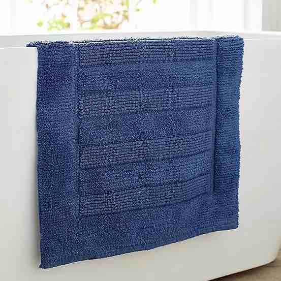Bliss Pima Cotton Bath Mat - Denim