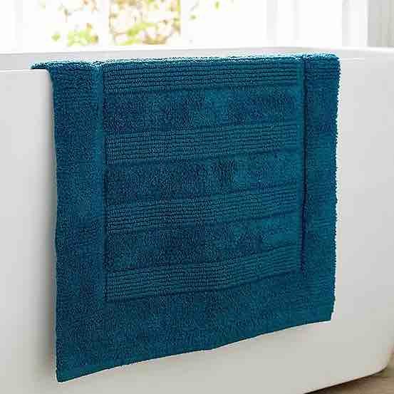 Bliss Pima Cotton Bath Mat - Lagoon