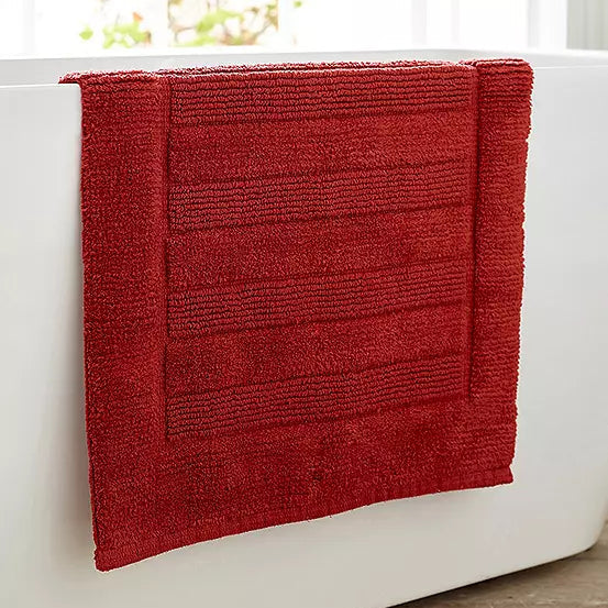 Bliss Pima Cotton Bath Mat - Paprika
