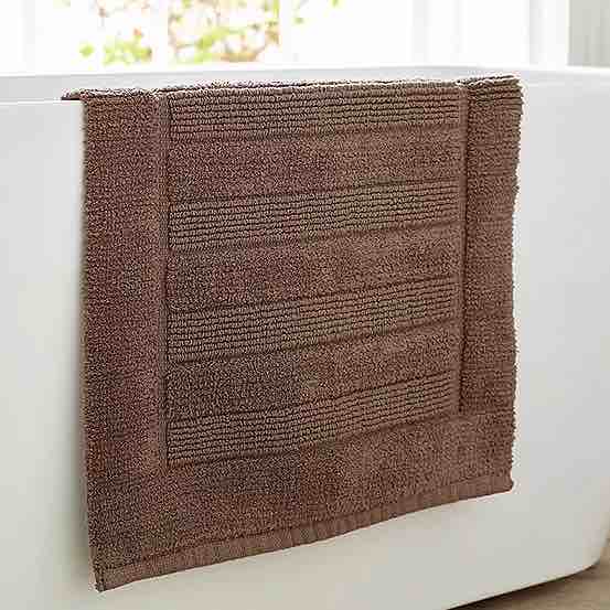 Bliss Pima Cotton Bath Mat - Walnut