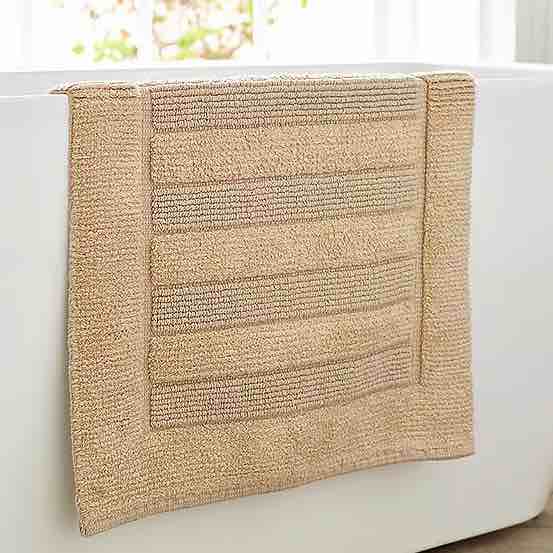 Bliss Pima Cotton Bath Mat - Biscuit
