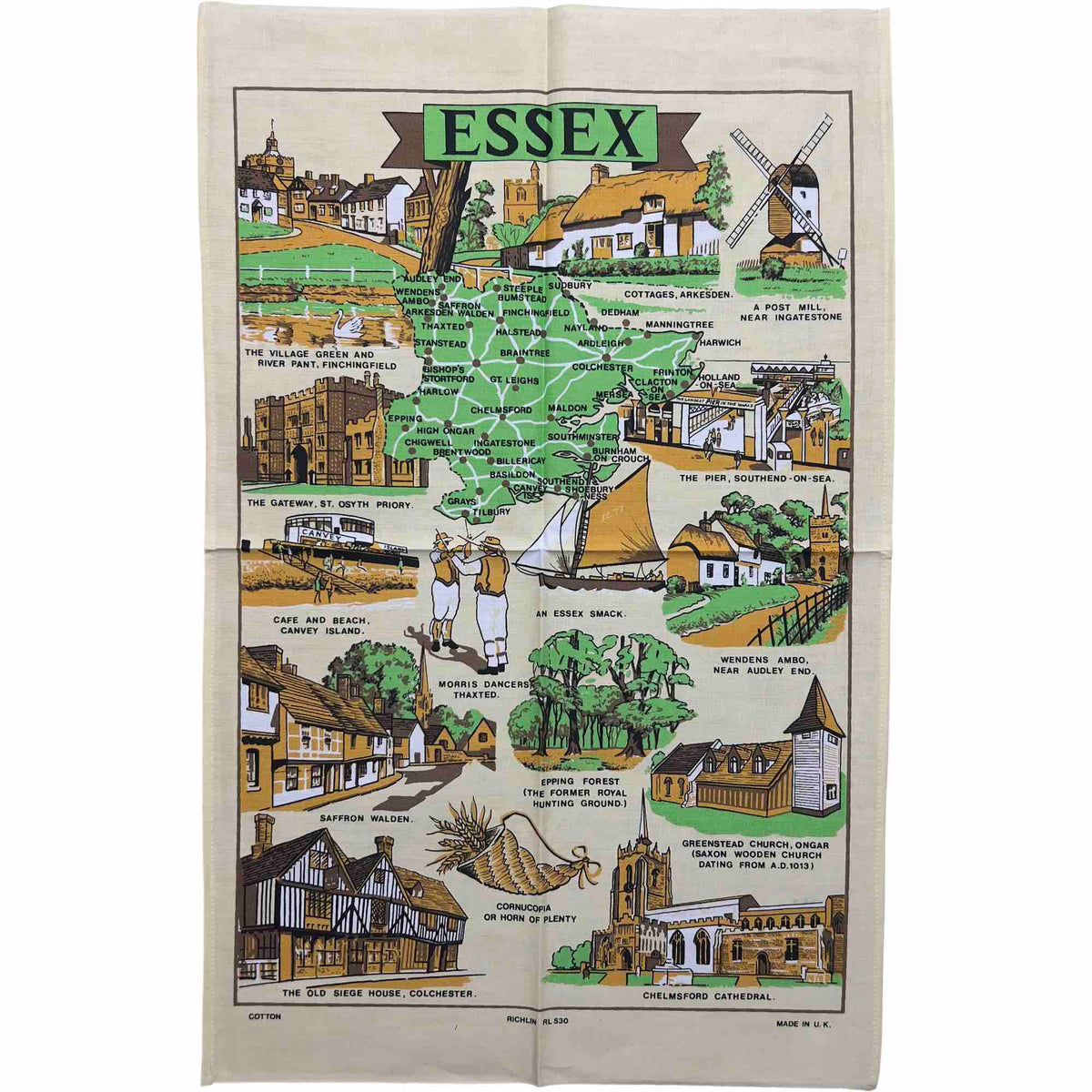 Essex Cotton Tea Towel - Williamsons Home
