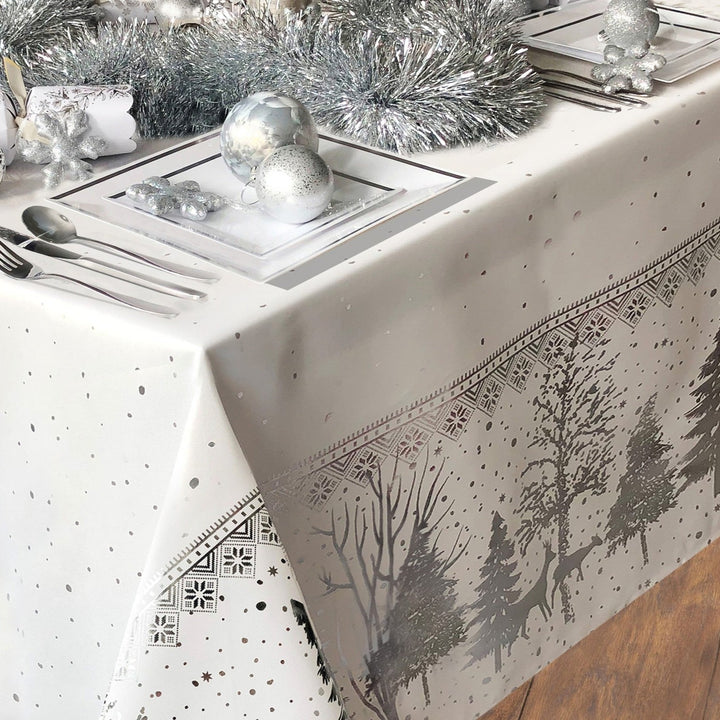 Forest Scene Christmas Tablecloth - Williamsons Factory Shop