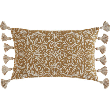 Historic Royal Palaces Kensington Cushion - Ochre Yellow - image 4