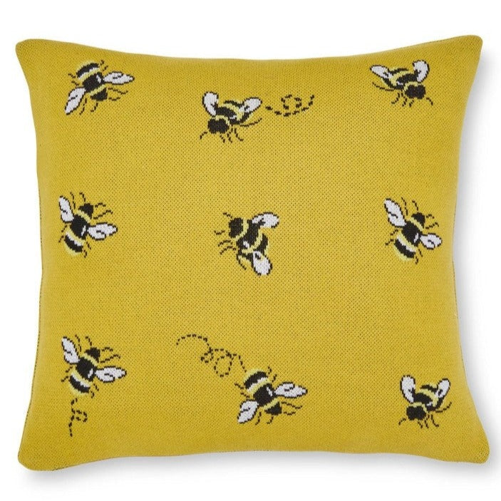 Cath Kidston Honey Bee Cushion - Yellow