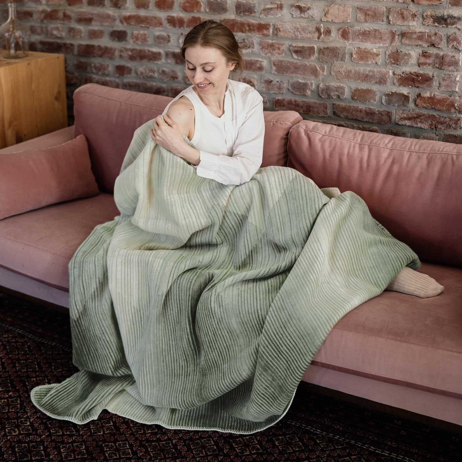 Ibena Sues Luxury Blanket - Green